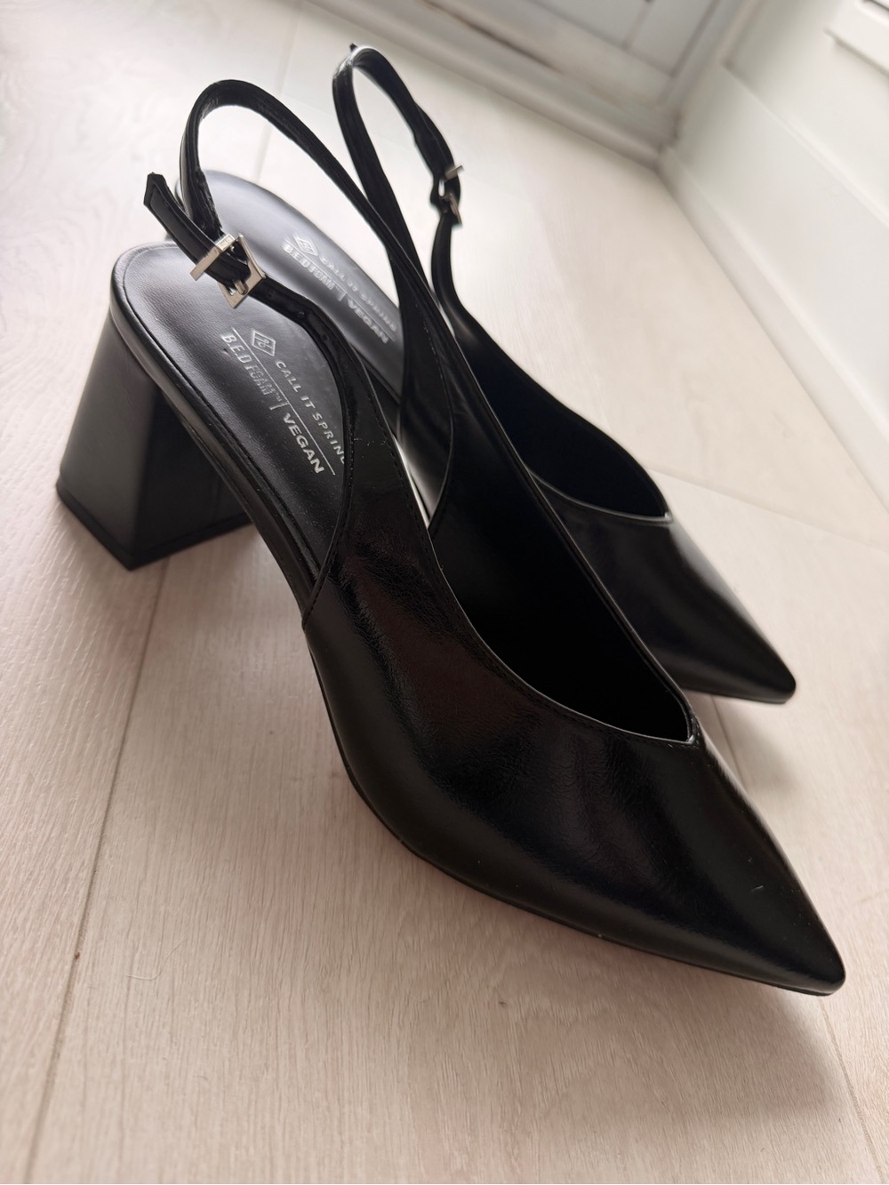 Slingback Block Heels